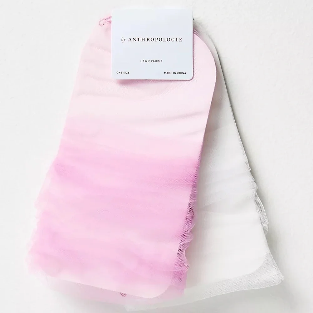 NWT Anthropologie 2 Pack Tulle Socks